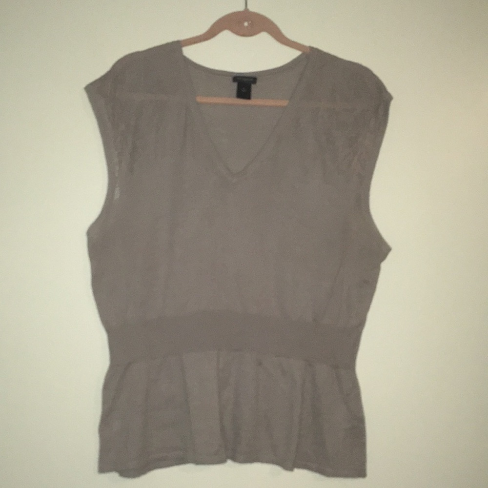 Sweater peplum top